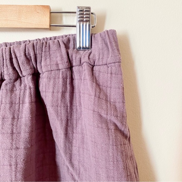 Madewell Quilted Jacquard A-Line Midi Skirt in Fig - Picture 4 of 9